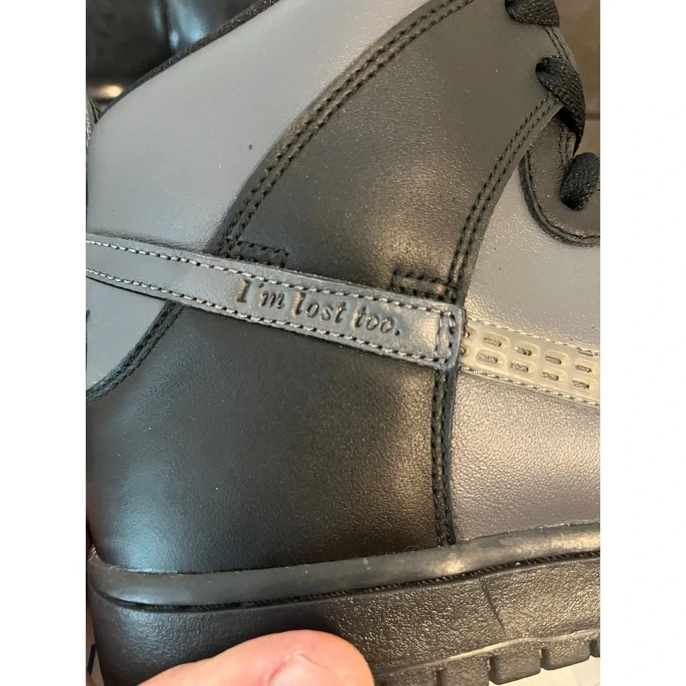 Nike SB Dunk High FPAR Forty Percent Against Rights Black Grey